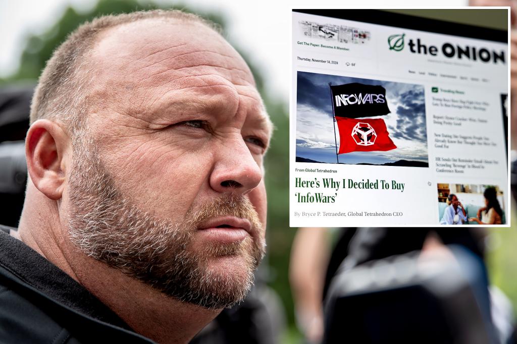 InfoWars sale to The Onion could be held up in court after Alex Jones says his site has been 'hijacked'