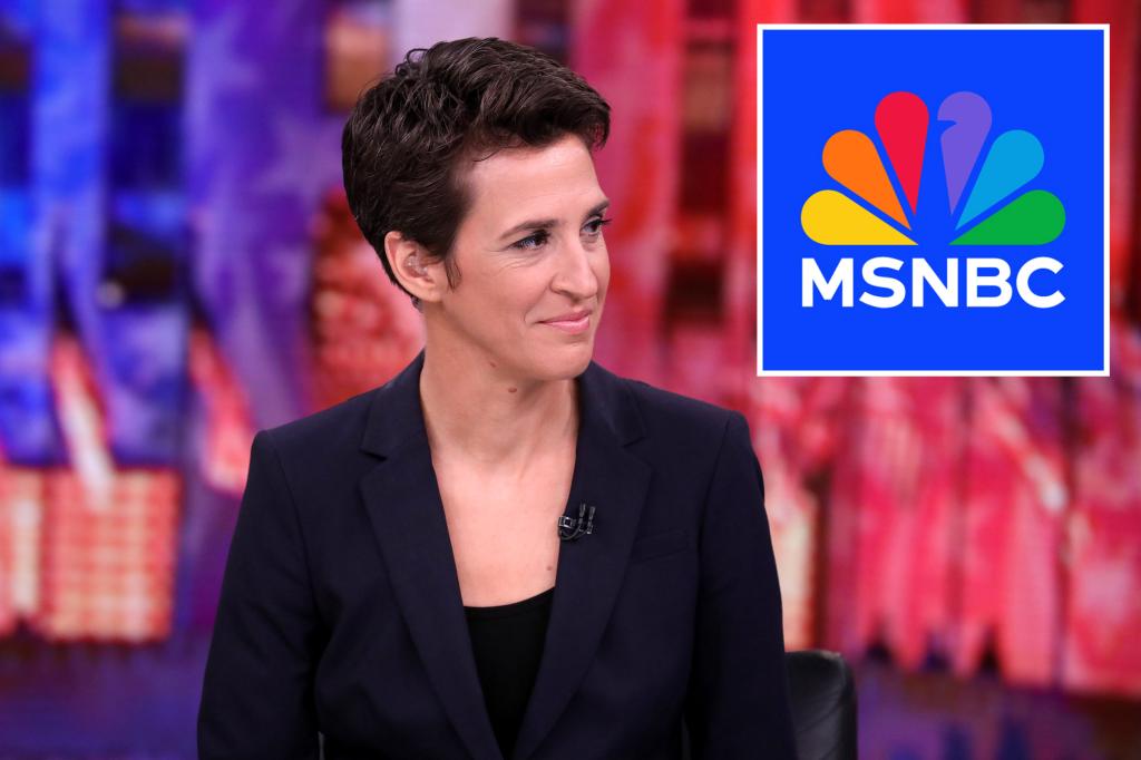 MSNBC's Rachel Maddow's salary reportedly cut by $5M despite 'Viagra rating' - as parent company Comcast hits 'hard times'